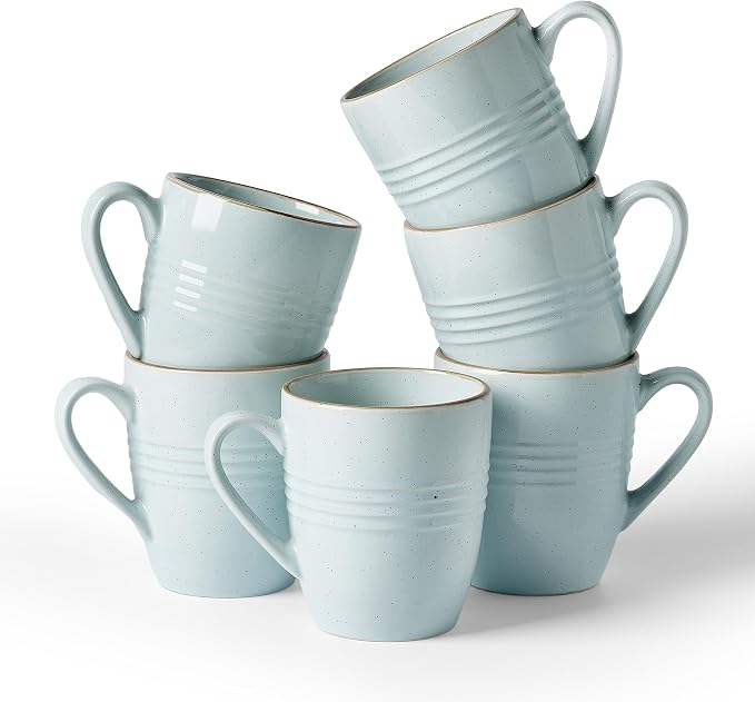 famiware Jupiter Coffee Mugs Set of 6, 13oz Coffee Mug, Microwave and by Famiware