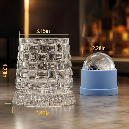 Spinning Whiskey Glasses, Rotating Glass, - Image 7