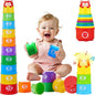 WEEJOYGAM Baby Stacking Cups for Toddlers 1-3 Babies 12-18 Months, Nesting by WEEJOYGAM
