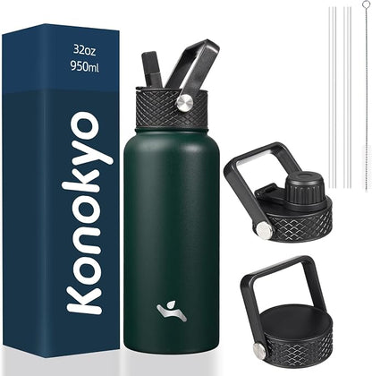 Konokyo 32 oz Insulated Stainless Steel Water Bottle by Konokyo