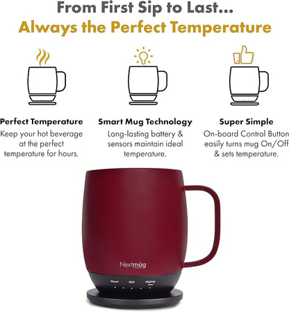Nextmug - Temperature-Controlled, Self-Heating Coffee Mug - Image 2