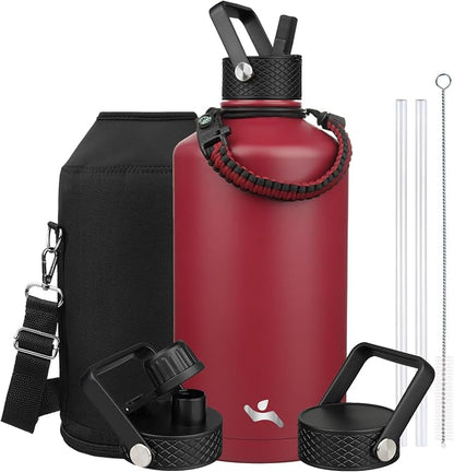 Konokyo 128 oz Insulated Stainless Steel Water Bottle Jug by Konokyo
