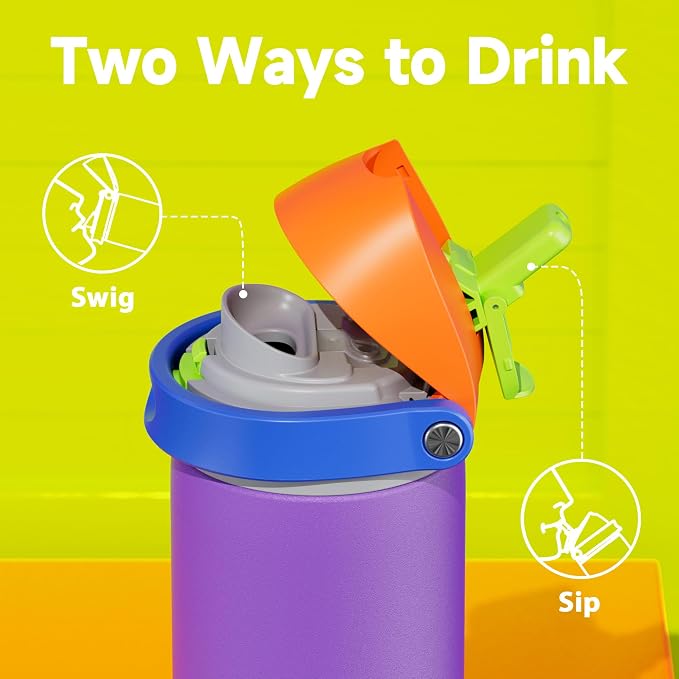 24 oz Insulated Water Bottle for Women: Meoky Stainless Steel Metal Water Bottle - Image 3