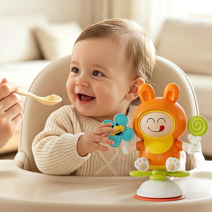 Suction Spinner Toy, High Chair Sensory Toy - Image 5