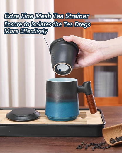 ZENS Tea Cup with Infuser and Lid - Image 3