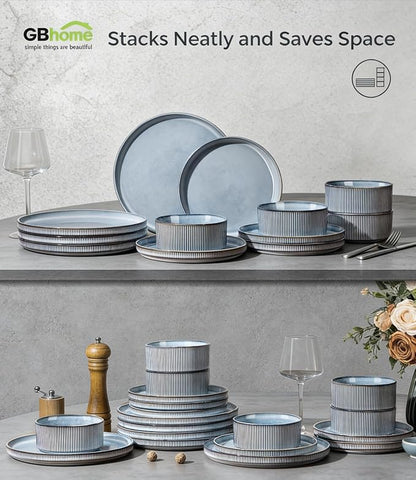 GBHOME Stoneware Dinnerware Sets - Image 8