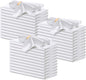 P Pothuiny 50 Pcs White Satin Napkins 17 x 17 Inch, Satin Cloth Napkins | by P+Pothuiny