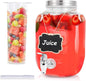 Drink Dispenser With Spigot, 1 Gallon Glass Drink Dispensers by MRKIANGCI
