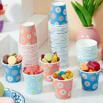 SIUQ 1200 Pack 3 oz Paper Cups, Small Disposable Bathroom Cups 3 Ounce | Ideal - Image 3