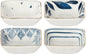 Lenox Blue Bay 4-Piece Stacking Dip Bowl Set, 0.95 LB by Lenox
