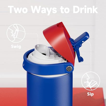 24 oz Insulated Water Bottle for Men: Meoky Stainless Steel Water Bottle - Image 2
