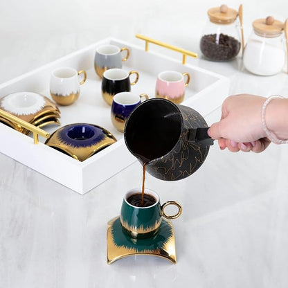 Turkish Coffee Cup Set of 6 - Image 4