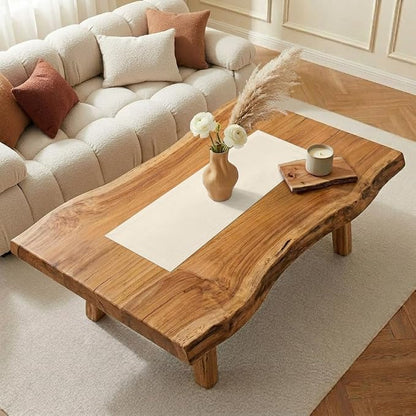 Classic Linen™ by D'Moksha Ivory Table Runner 36 Inches, 100% Pure Linen - Image 2