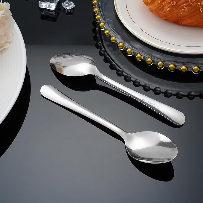 Windsor 36-Piece Set Stainless Steel Teaspoons, Tea Spoons | 5.9-Inch Food - Image 5