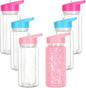 6 Pack 10 Oz Plastic Snow Globe Tumbler by Tswofia
