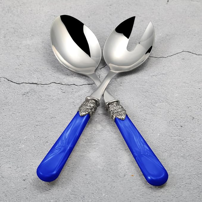 2-piece Salad Servers Stainless Steel Salad Serving Set Salad Fork and Spoon - Image 3