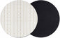 Simple Line White Coasters Set of 2, Non-Slip Cup Coaster Mat by PIEPLE