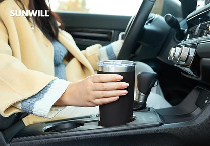 SUNWILL Travel Coffee Tumbler 20 oz, Insulated Mug - Image 6