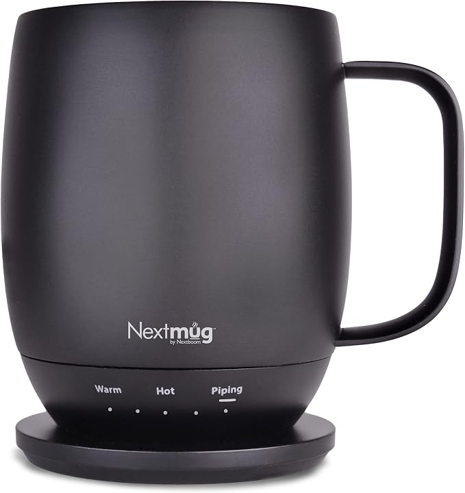 Nextmug - Temperature-Controlled, Self-Heating Coffee Mug | – No App, by NextmugbyNextboom