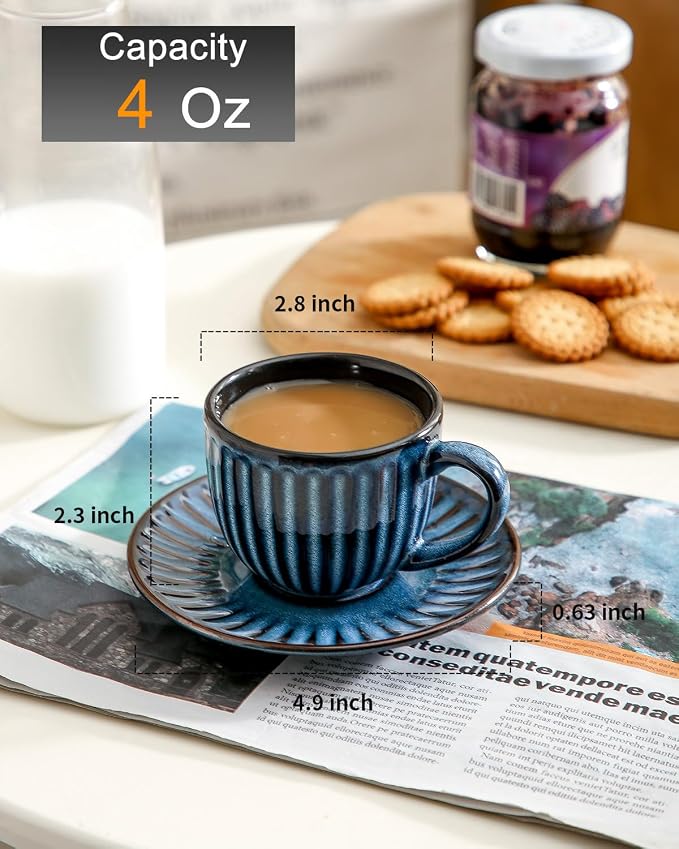 Hasense 4 Oz Espresso Cups - Image 4