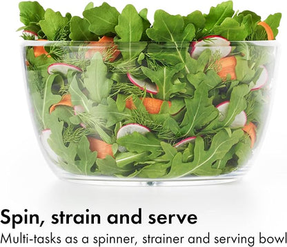 OXO Good Grips Small Salad & Herb Spinner, Vegetable Washer - Image 7