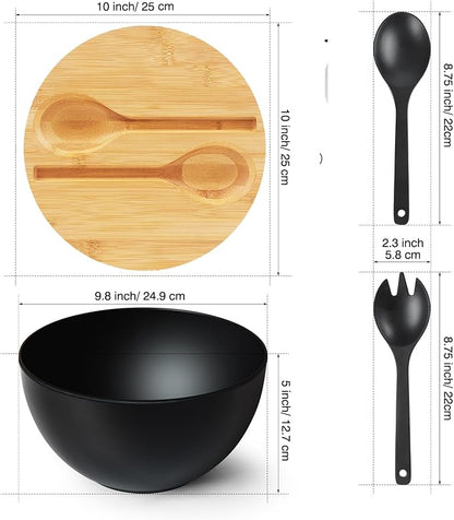 10" Large Salad Serving Bowl - Image 2