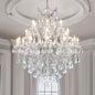 Large High Ceiling Modern Chandeliers - 24 Lights, 3 Layers Crystal Chandelier Light Fixtures for Lobby, Foyer, Entrance Hall, Staircase