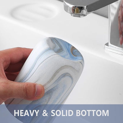 Blue Marble Toothbrush Holders - Image 4