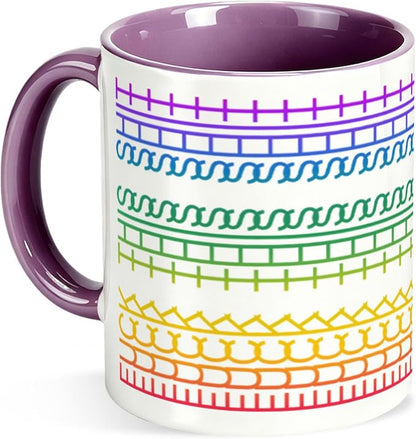 Fuck This Shit Hidden Message Coffee Mug 11OZ Ceramic Purple Cup | Funny Coffee by YKSINX