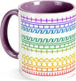 Fuck This Shit Hidden Message Coffee Mug 11OZ Ceramic Purple Cup | Funny Coffee by YKSINX
