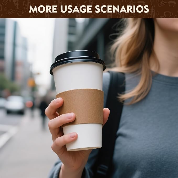 YEEHAW 16 oz 500 Pack Disposable Coffee Cups - Image 6