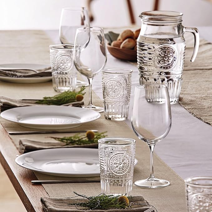 Bormioli Rocco Romantic Set Of 6 Tumbler Glasses, 11.5 Oz. Clear Crystal Glass - Image 10