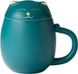 HEER Cat Ceramic Tea Mug 13.5oz by HEER