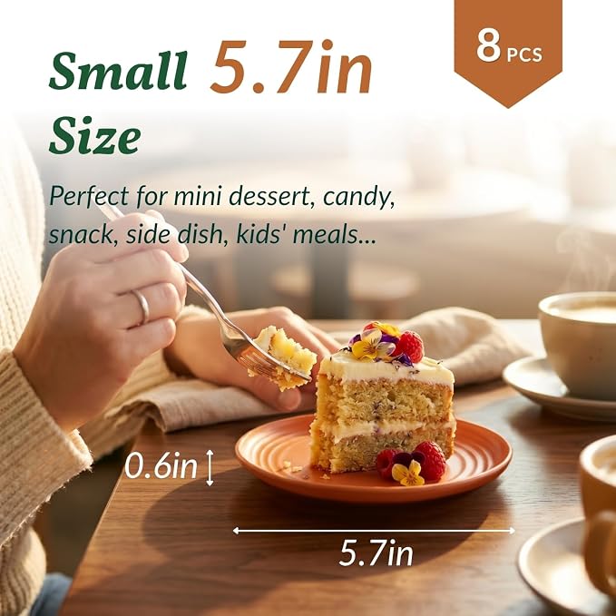 5.7 Inch Small Plates-Wheat Straw Mini Plate, Unbreakable Plate Set Ideal - Image 2