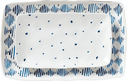 Lenox Blue Bay 2-Piece Nesting Platter Set - Image 2