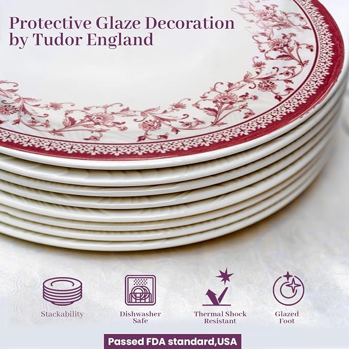 12-Piece Porcelain Dinnerware Set - Image 6