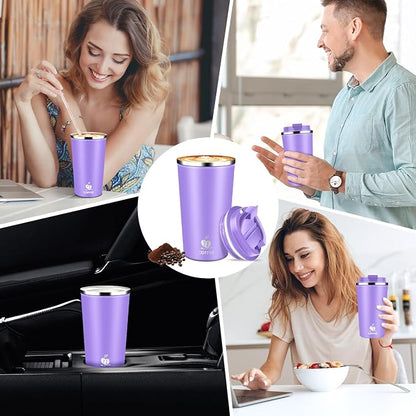 17oz Insulated Travel Coffee Mug - Image 7
