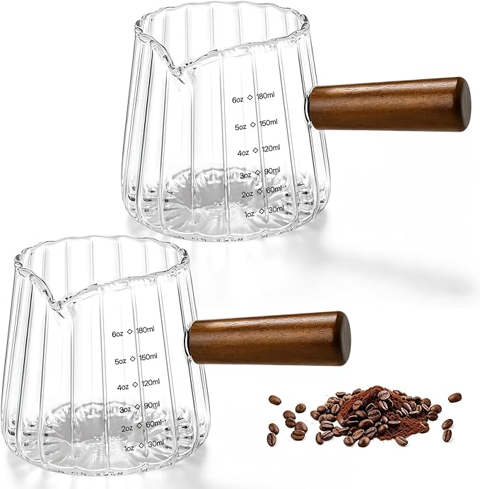 6 OZ Espresso Shot Measuring Cups, Espresso Cup by Unknown