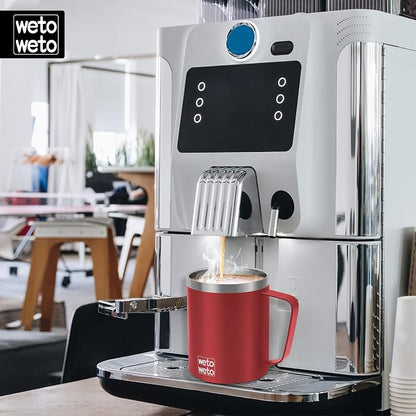 WETOWETO 14 oz Coffee Mug, Vacuum Insulated Camping Mug - Image 5