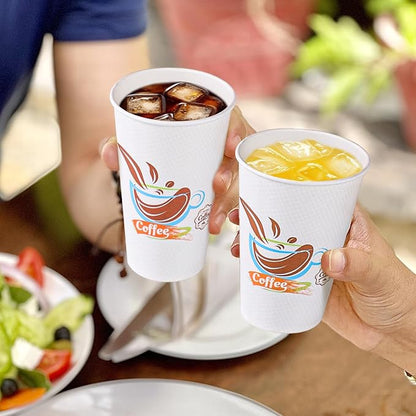 Lamosi 180 Pack 12 oz Coffee Cups, Disposable Paper Cups No Lids | Leakproof - Image 6