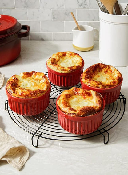 LE TAUCI 8 Oz Ramekins, Creme Brulee Dishes, Porcelain Ramekin Set - Image 4