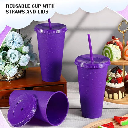Uiifan 6 Pcs 24 oz Reusable Tumbler - Image 6