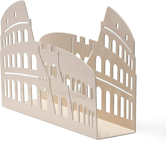 Mango Steam Tabletop Napkin/Tissue & Letter Holder For Home, Kitchen, Restaurants (Colosseum/Rome, Blush)