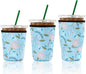 Cobetech Iced Coffee Sleeve Reusable, 3 Pack Neoprene Coffee Cup Sleeves by Unknown