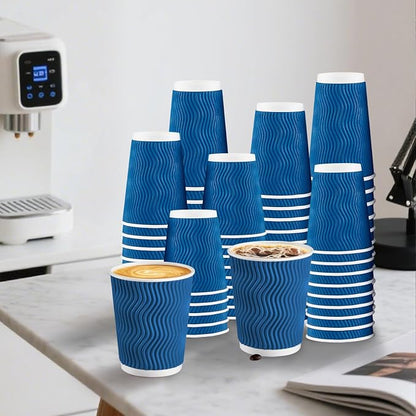 Lamosi 3 Pack 16oz Ripple Insulated Disposable Cups - Image 6