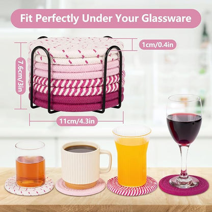 Coasters for Drinks Absorbent, Coasters Set of 4 - Image 2