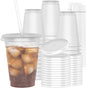 Reusable Translucent Plastic Cups - 16 oz Frosted Clear Cold Drink Tumbler - by Unknown