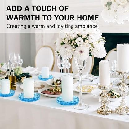 Modern Clear Glass Coasters Set of 6, Cute Coasters Table Mats - Image 7