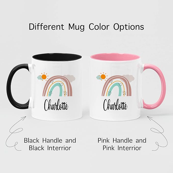 Personalized Mug for Kids, Girls | Customized Hot Chocolate, Coffee & Tea Cup | - Image 4