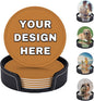 Custom Funny Coasters with Logo Picture Name by YHPHRTA
